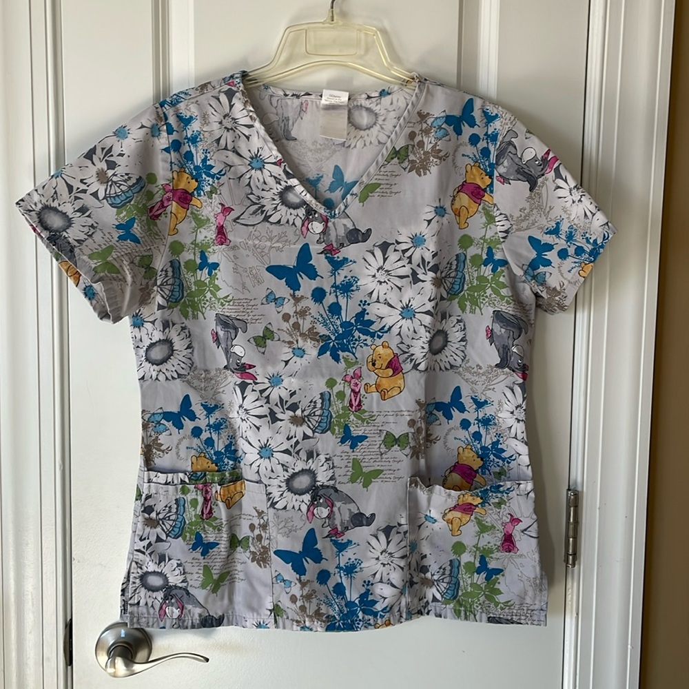 Winnie the Pooh scrub top